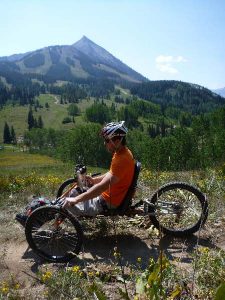 Sitzposition CrossCountry-Handbike