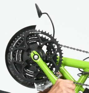 Kettenschutz und Rückspiegel