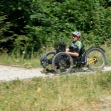 Andi mit dem Kobold 01 im Bike Park Kobold 01