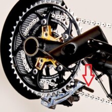 Schalthebel direkt am Umwerfer Schmicking