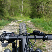 Lenker am Handbike Lenker an Schmicking MTB-Langsitz CrossCountry-Handbike