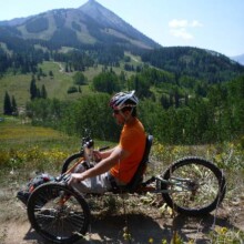 Sitzposition CrossCountry-Handbike