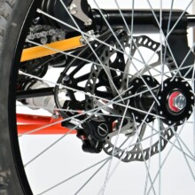 Tektro Auriga Twin HD-E525 am Prototyp Kobold 1 Tektro Auriga Twin HD-E525 CrossCountry-Handbike