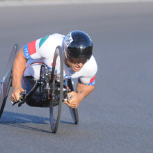 Knie-Handbike mit Radsturz Alex Zanardi
