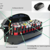 Aufbau eines E-Handbike Akkus E-Bike Akku Aufbau