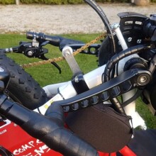 Bafang BBSHD Mittelmotor an einem Praschberger CompCC Handbike Bafang Mittelmotor