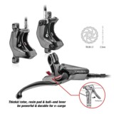 Scheibenbremse mit "Parking Lever" Tektro Auriga Twin HD-E745 Feststellbremse Tektro Auriga Twin HD-E745