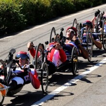 Renn-Handbikes ohne Radsturz Renn-Handbikes kein Radsturz